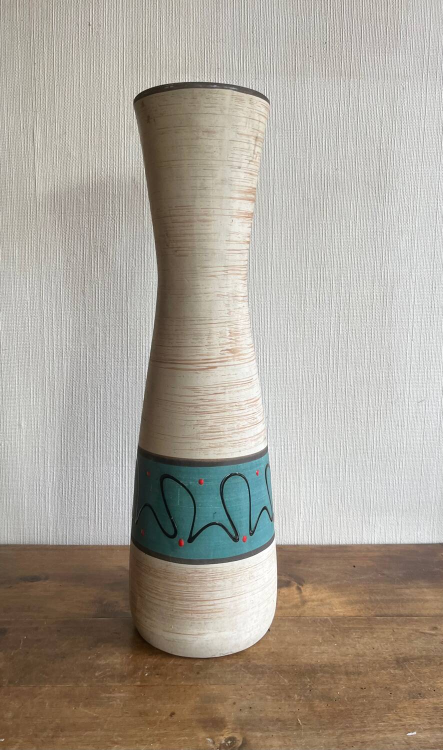 Large Scheurich ceramic vase 525, West Germany 1960s