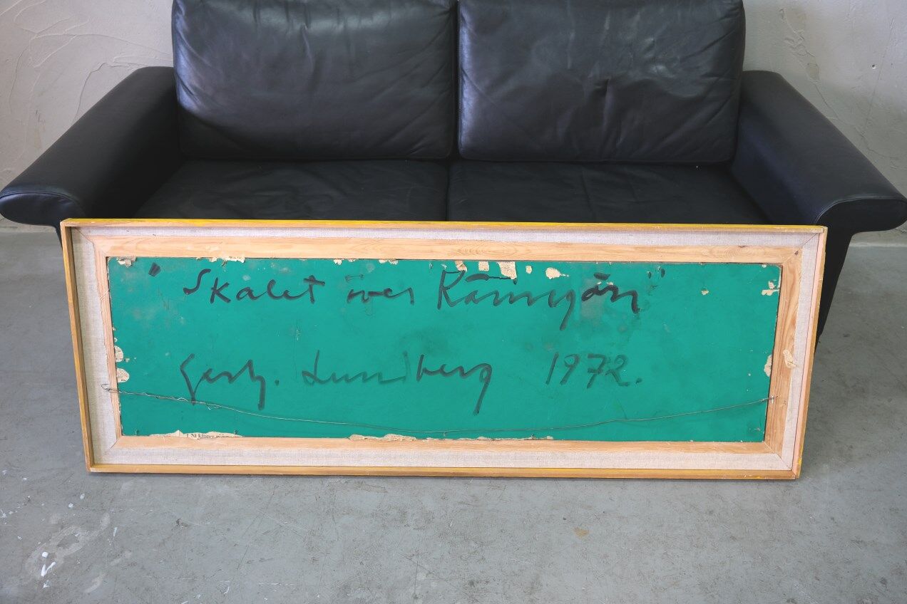 Gerhard Lundberg (1905-1980), Swedish Modern Painting, 1972, Oil on Panel, Framed