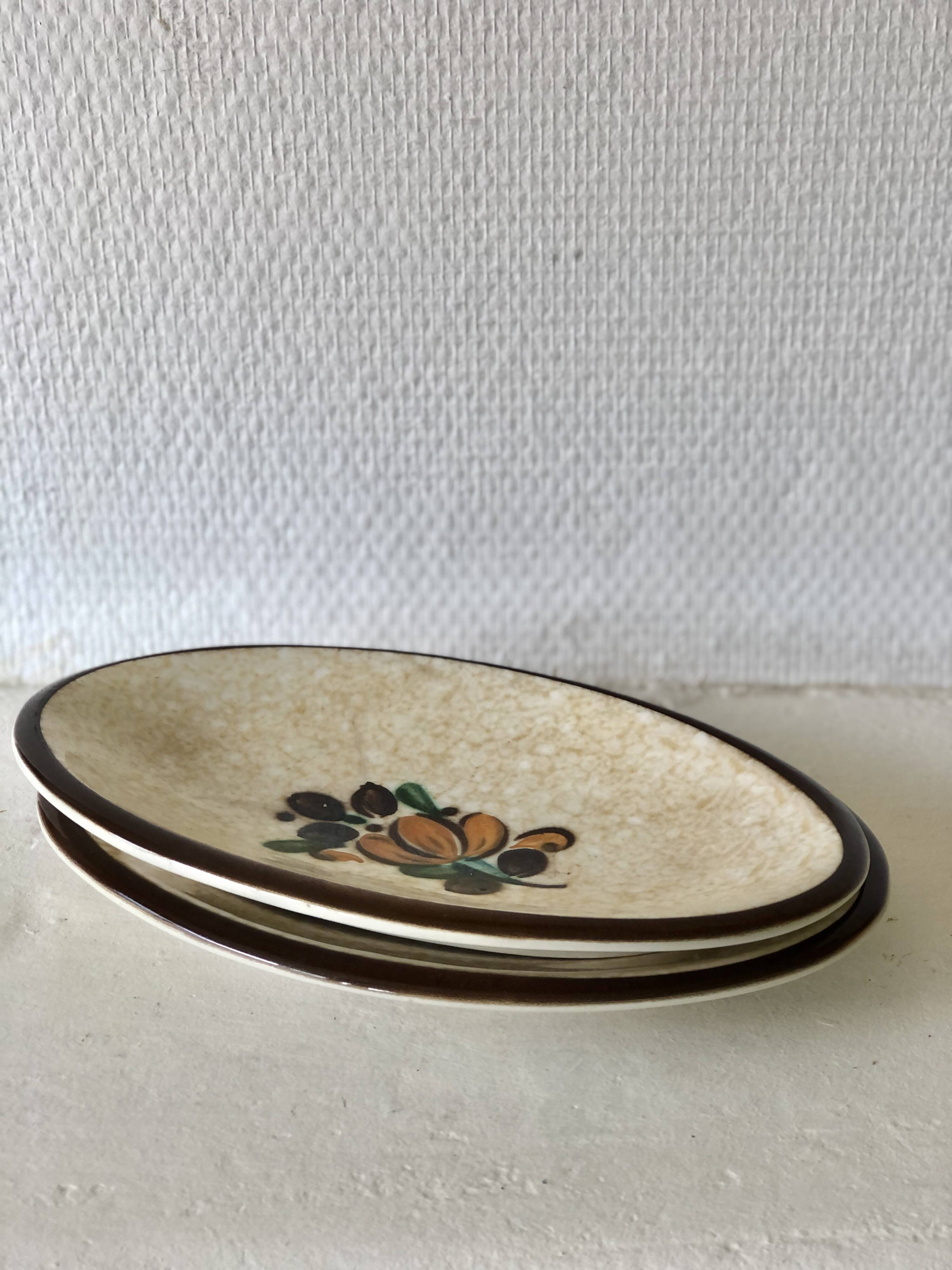 2 Boch Belgium Corfu model dishes