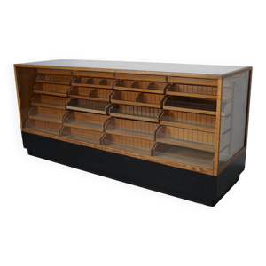 vitrine comptoir - verre