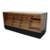 Vintage German Oak Glass Shop Counter Haberdashery Cabinet Vitrine, ca 1950