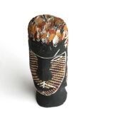 Aboriginal Tiwi head sculpture from Bede Tungutalum