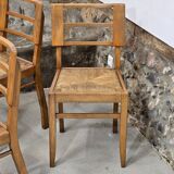 3 chaises style Pierre Cruège 1940 1950