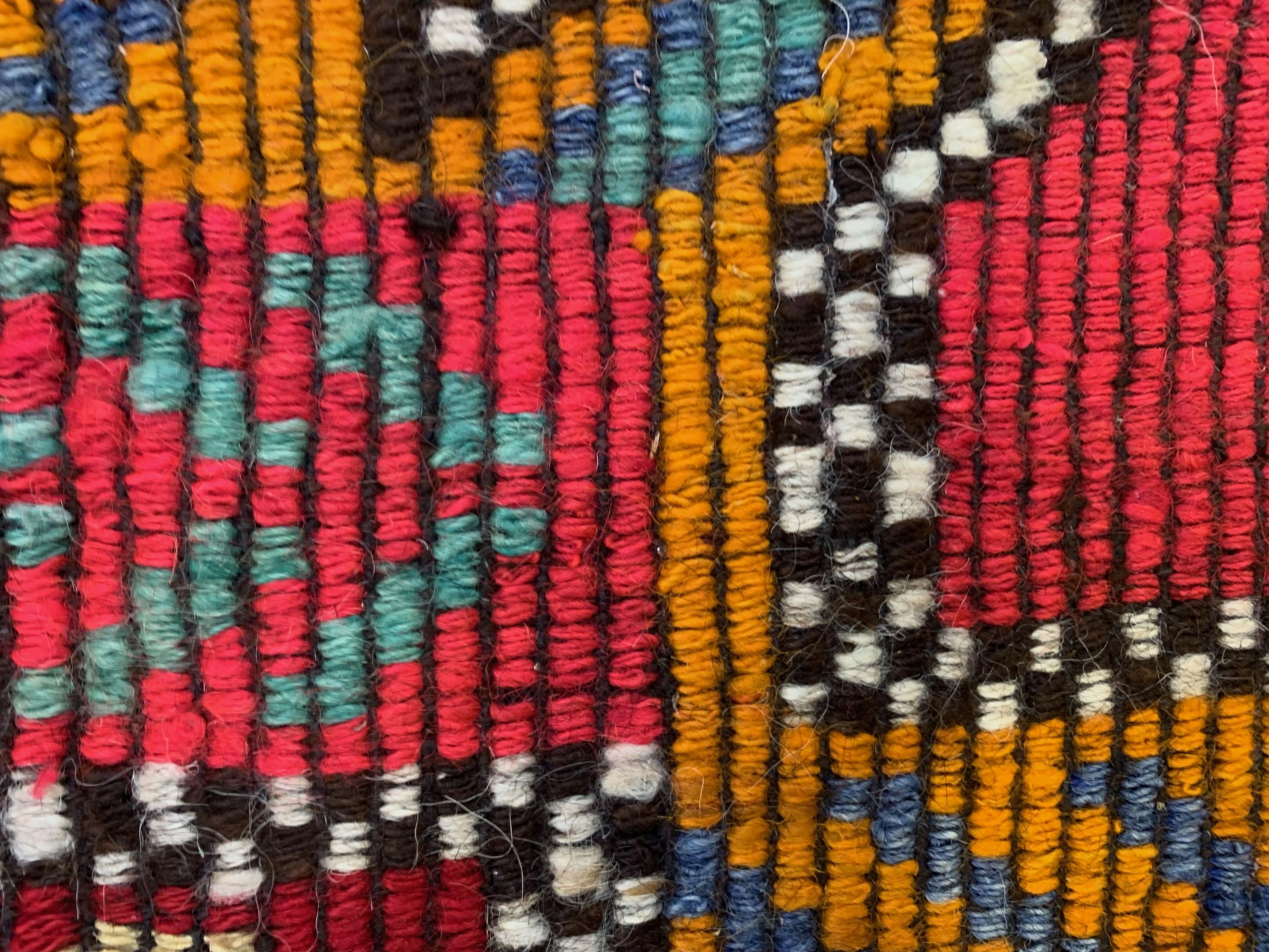 Small Vintage Turkish Kilim Rug 126x75 cm Wool Kelim
