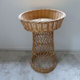 Rattan haberdashery display cabinet
