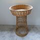 Rattan haberdashery display cabinet