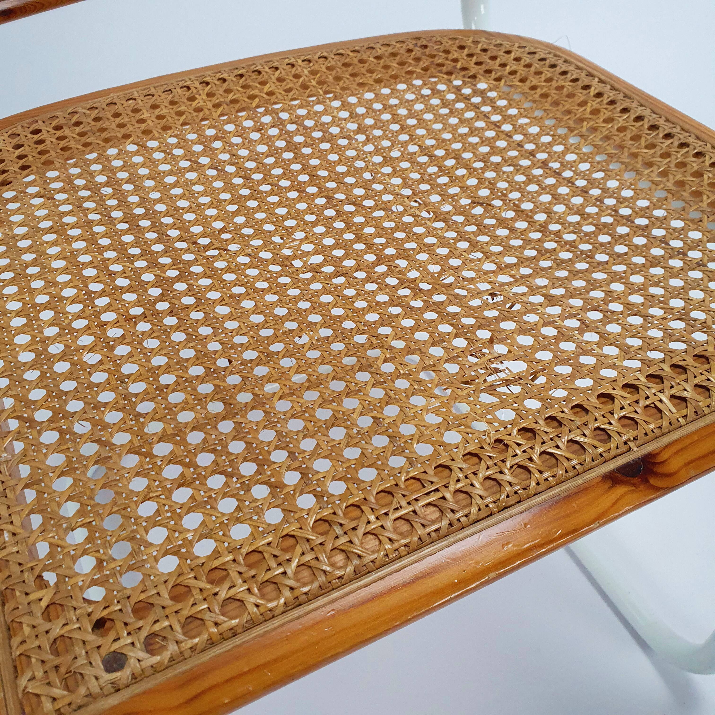 2  chairs Cesca by Marcel Breuer, italy, 1970s