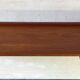 Solid oak wall console - 1950s