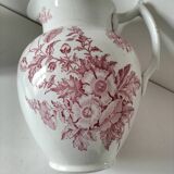 Large earthenware jug – Onnaing pottery (Nord), “Poppy” decoration