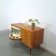 Fineer dressoir met draaibare bar en lades, barkast