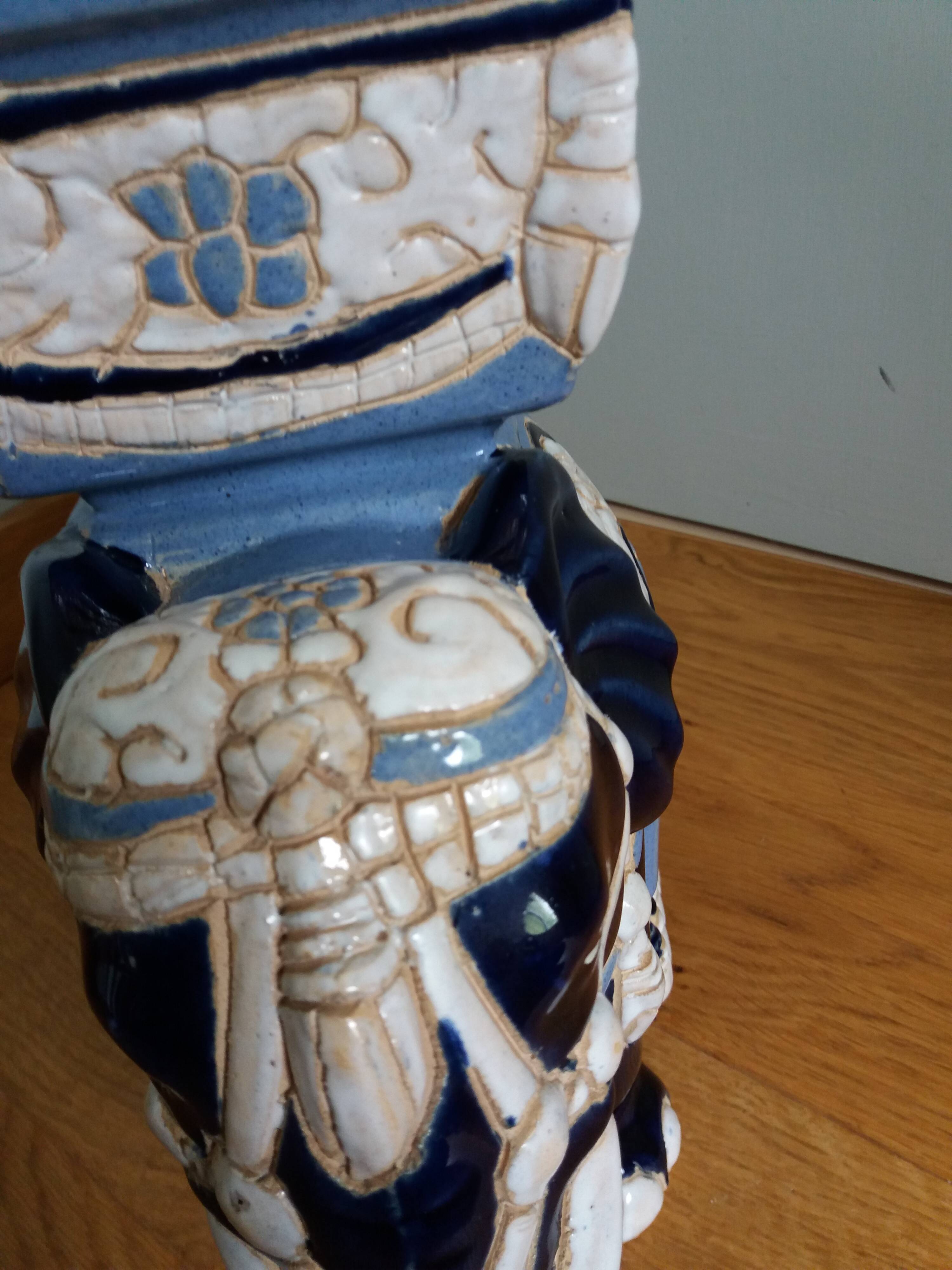 Elephant planter ceramic flower pot
