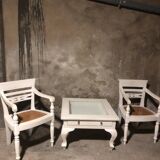 Salon de jardin colonial