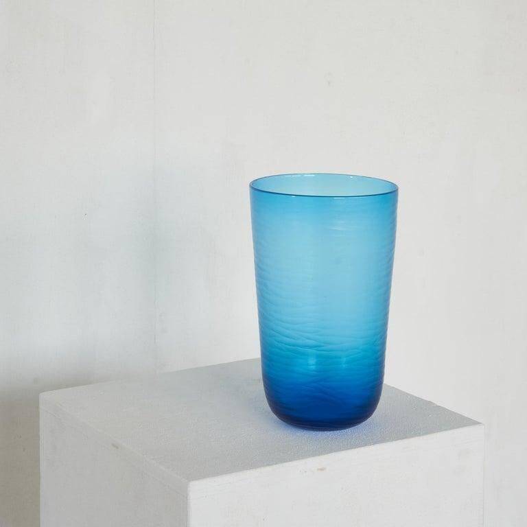 Murano glass art vase 'Battuto', Salviati, 1960s