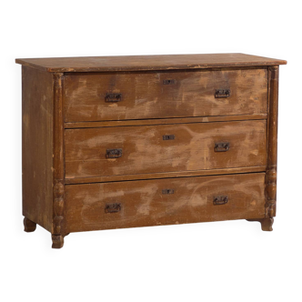 Ancienne commode en bois massif (c.1920) #60