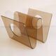 Vintage plexiglass plexiglass magazine holder bobois 1970