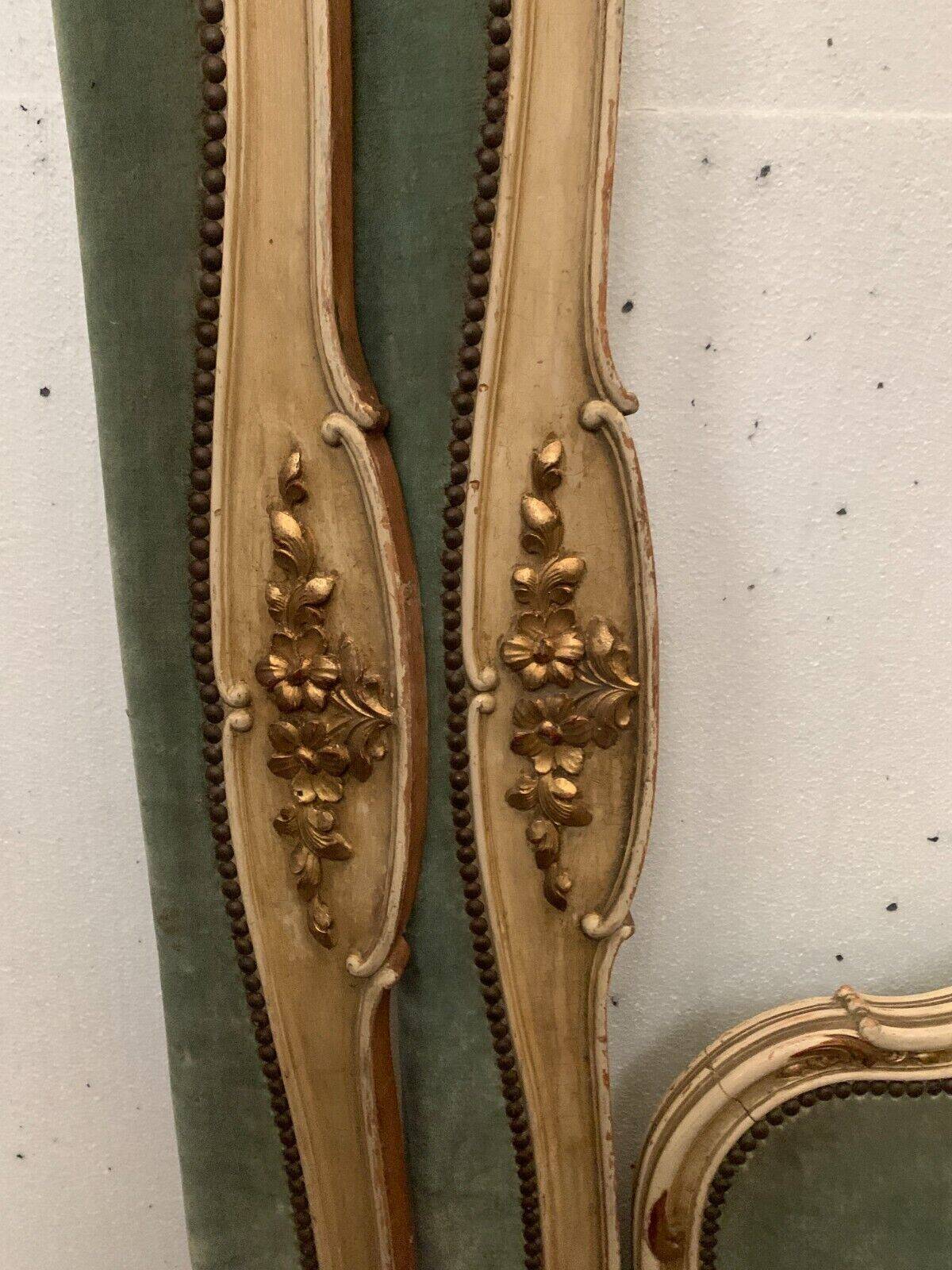 Bench daybed in lacquered and gilded wood 20th century