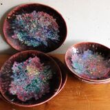 6 Morvan ceramic plates