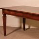 Louis XVI Period Dining Table in Walnut - 18th Century