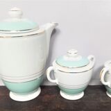 Service à thé ou à café en faience Lunéville