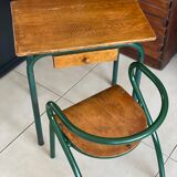 Desk and school chair set