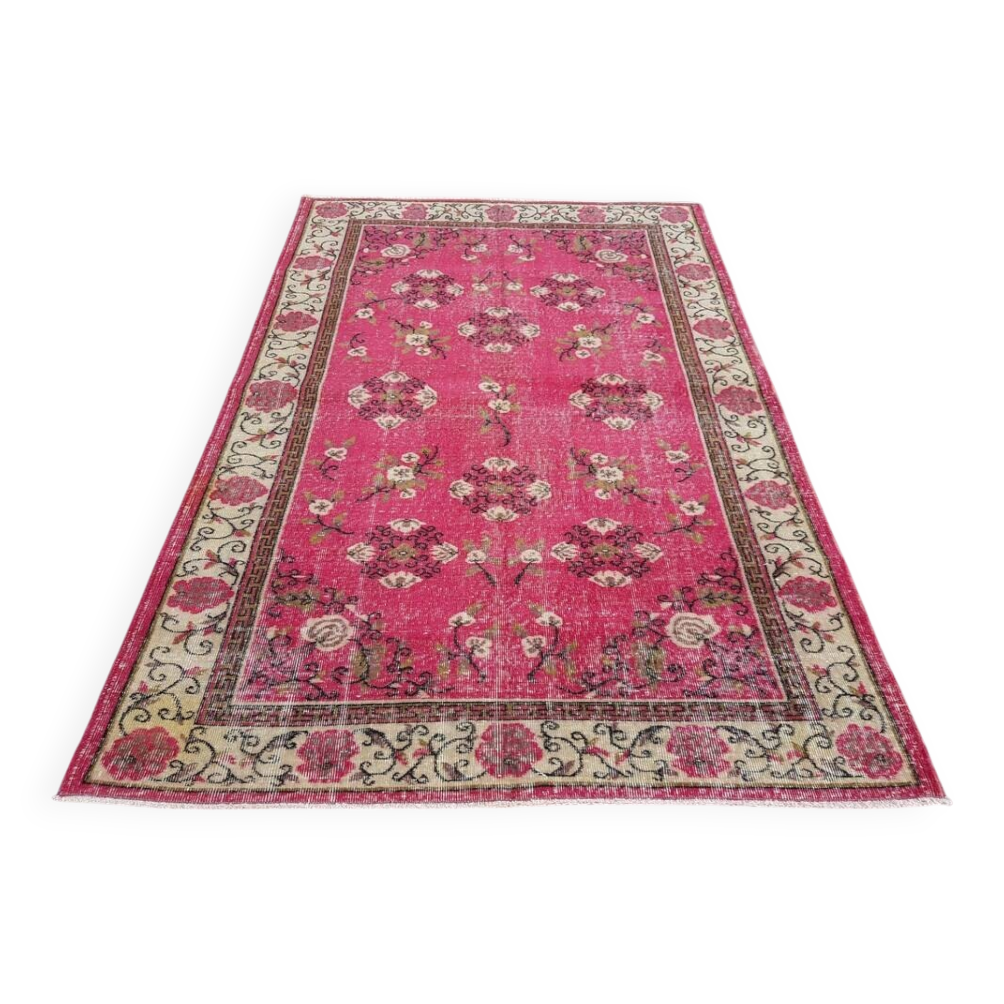 Oushak Antique Floor Wool Rug sku 2635