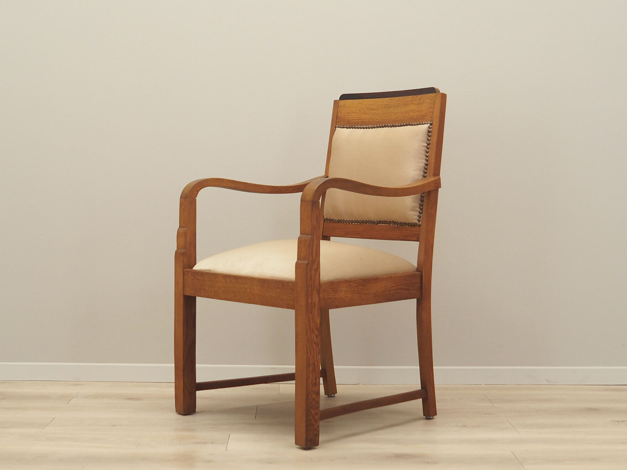 Fauteuil en chêne, Art Déco, années 1950, production: Danemark