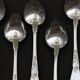 12 small Silver Metal Spoons Art Nouveau - Adolphe Boulenger