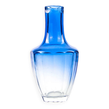 Art Nouveau water carafe, crystal, Moser Bohemia, Czech Republic, 1930s