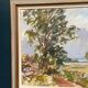 Original Swedish Oil on Canvas – “Landscape” by Sigurd Hagegård – Signed – Vintage & Framed – 62 × 53 cm (24.4" × 20.9")