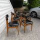 Series of six scandinavian chairs