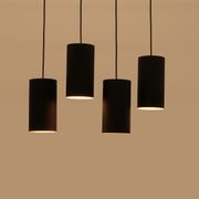 Philips set of 4 hanging lamps model nt 48 design by argenta, 1960