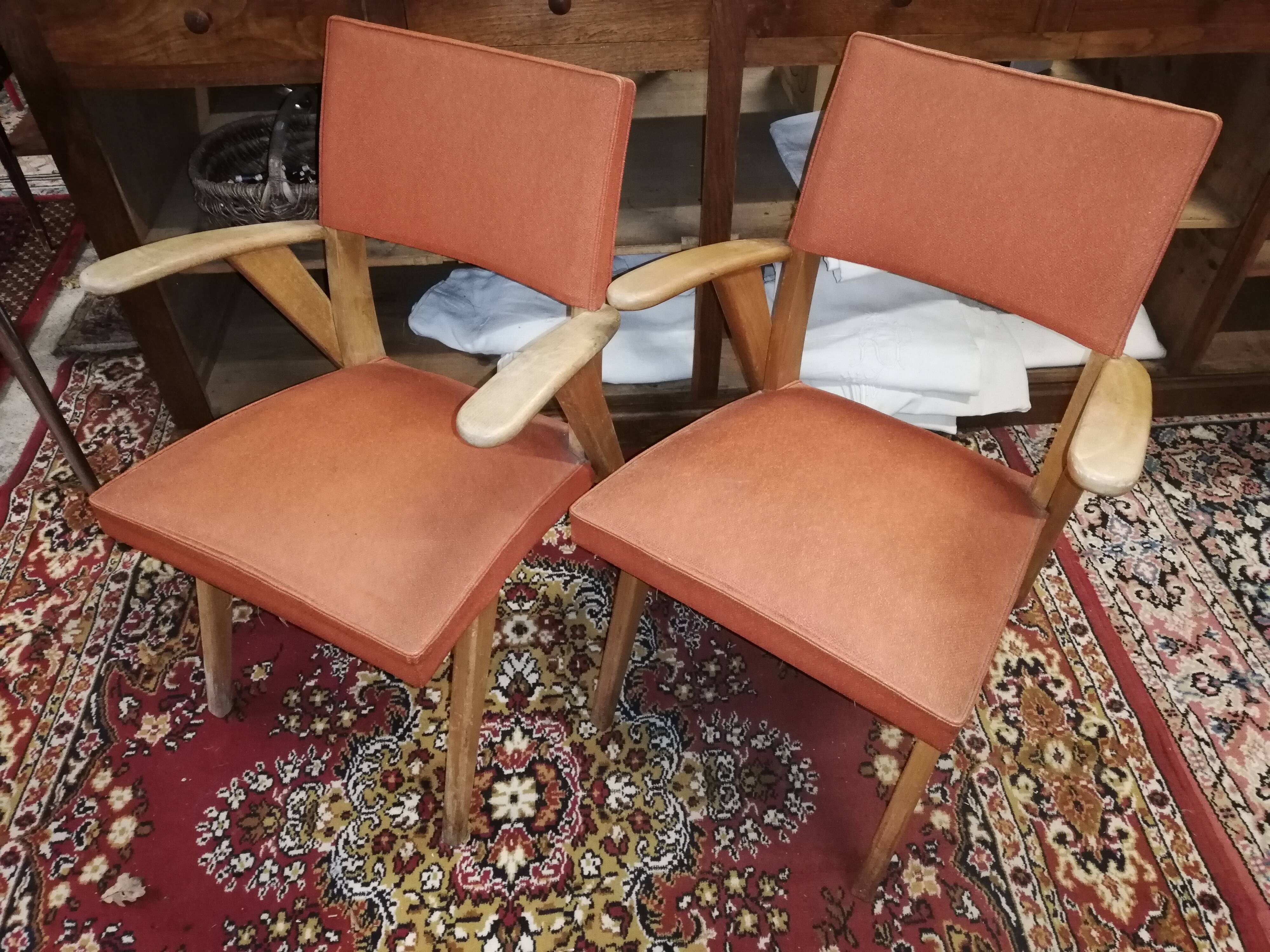 Pair of armchairs 1960s/1970s
