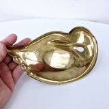 Pocket tray art deco ashtray enameled brass