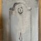 Old-fashioned patinated wooden pediment