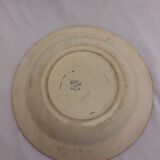 Ancient dish Terre de Fer Creil - Montereau