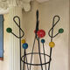Coat rack attributed to Roger Ferraud (1890-1964) model "treble clef"
