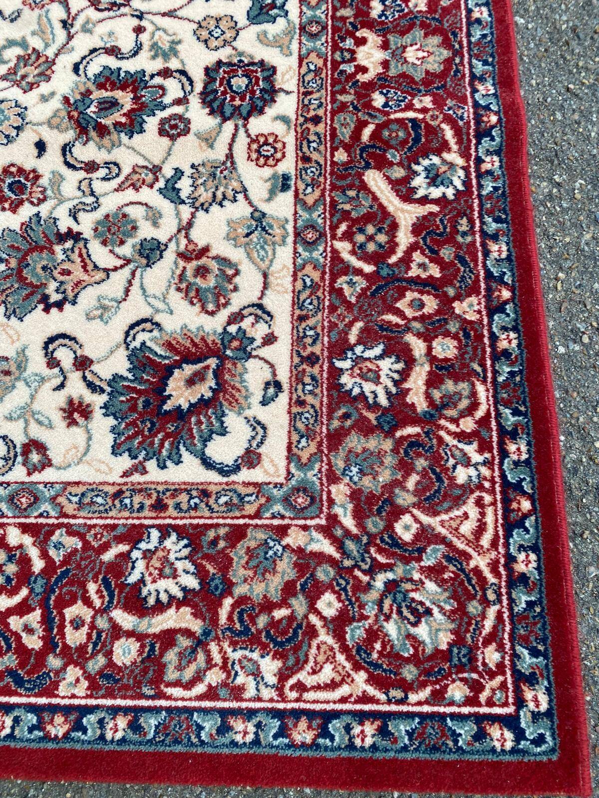 Burgundy wool oriental-style carpet Prado Belutch Belgium 160x230cm