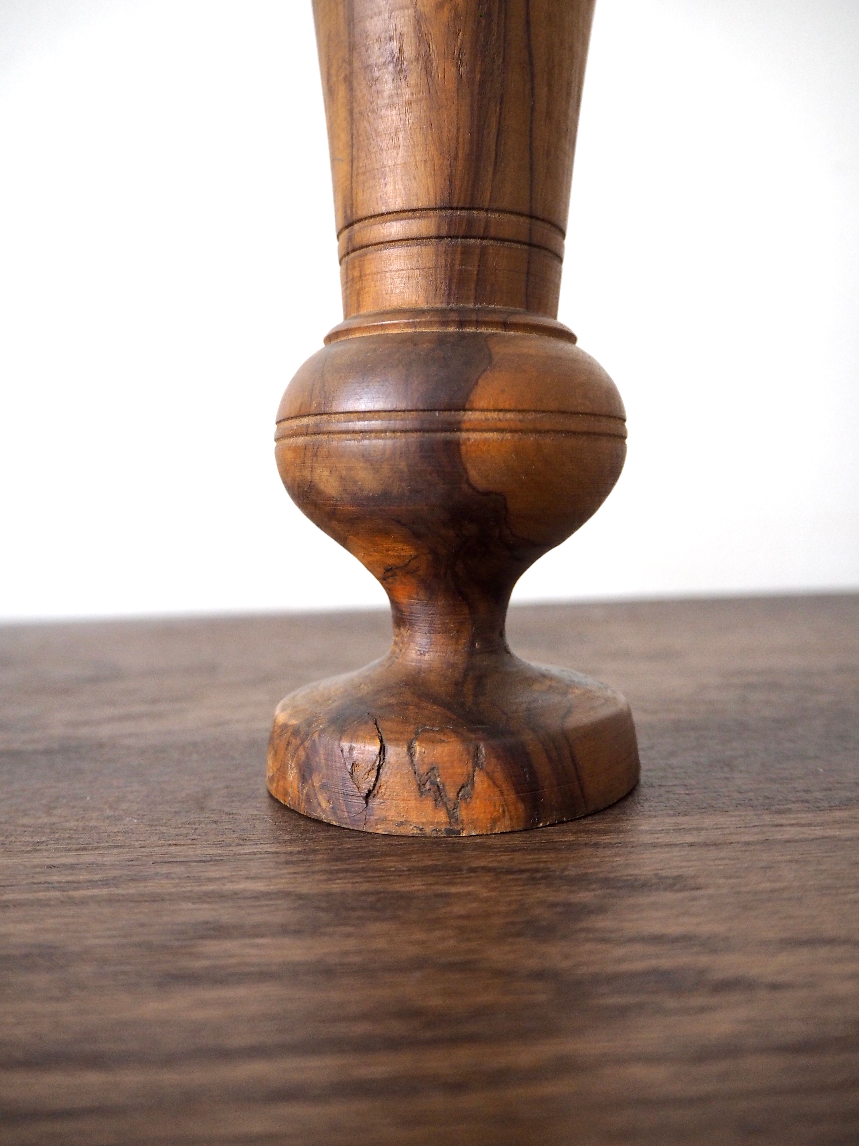 Wooden vase