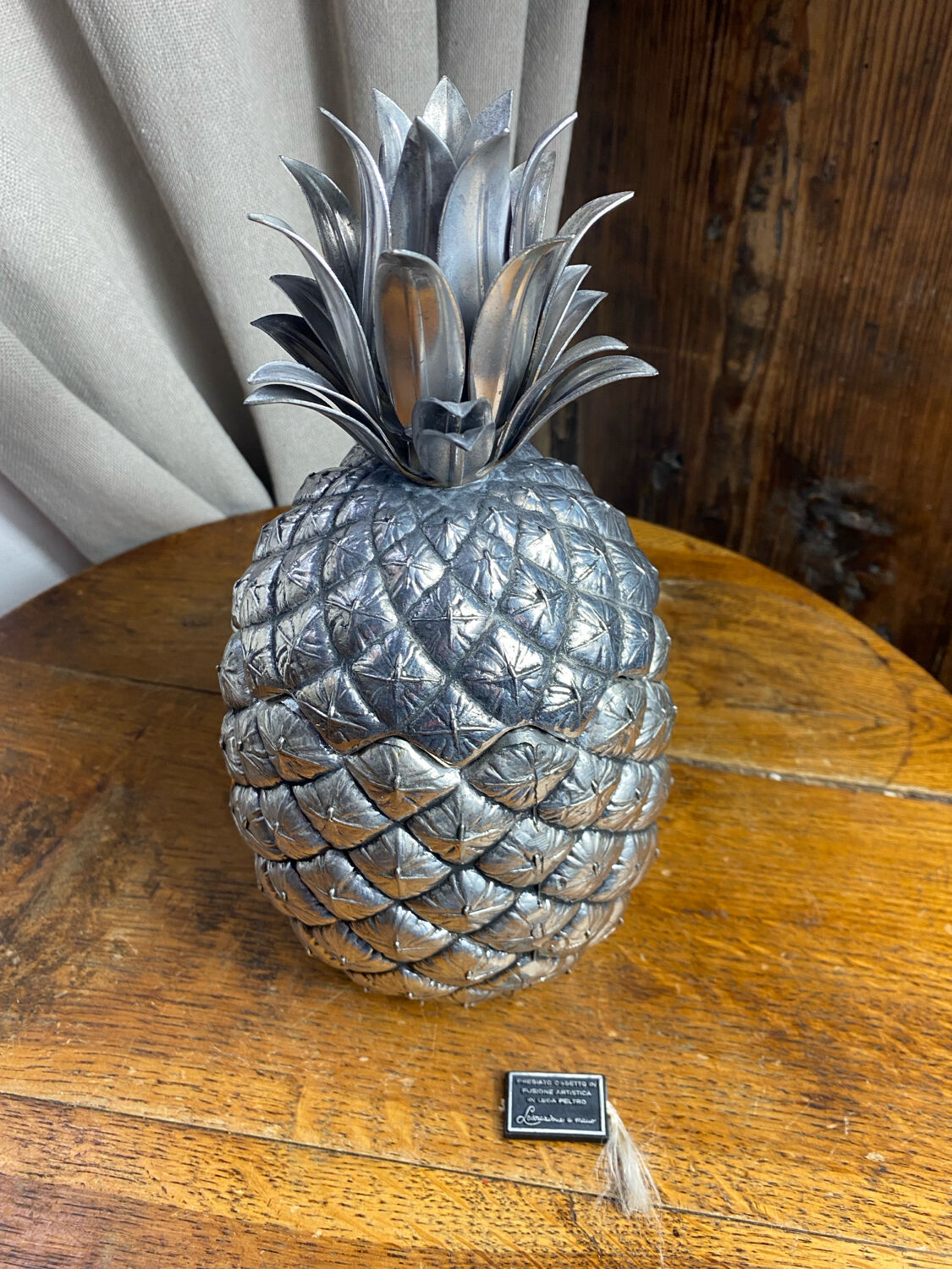 Pineapple-shaped ice bucket by Mauro Manetti, 1960.