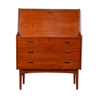 Midcentury Danish Teak Bureau / Cabinet / Desk par Bornholm Mobler. Livraison. Style Vintage / Moderne/ rétro.