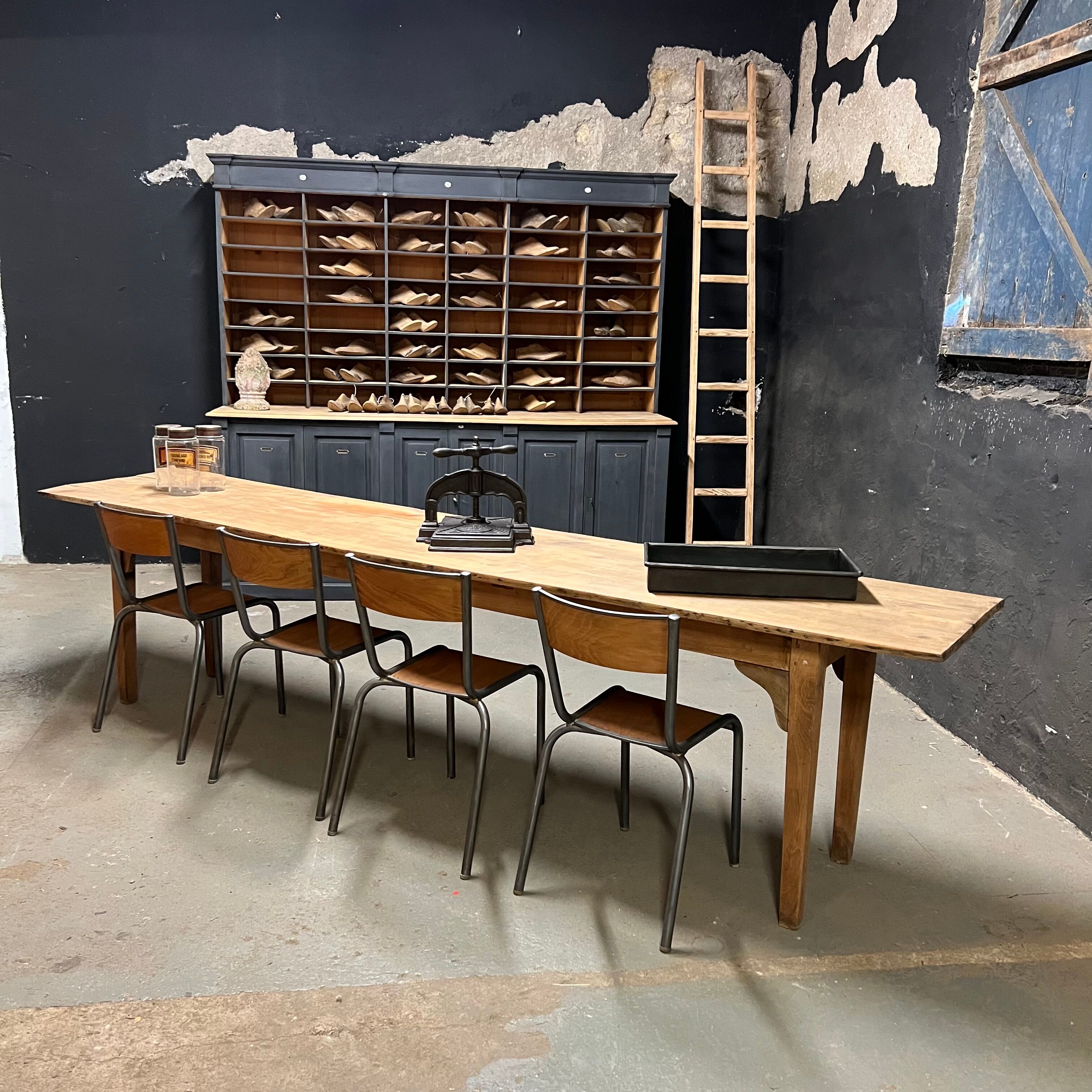 Cherry farmhouse table