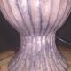 Glazed terracotta lamp