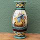 Italian majolica vase from Perugia, boats