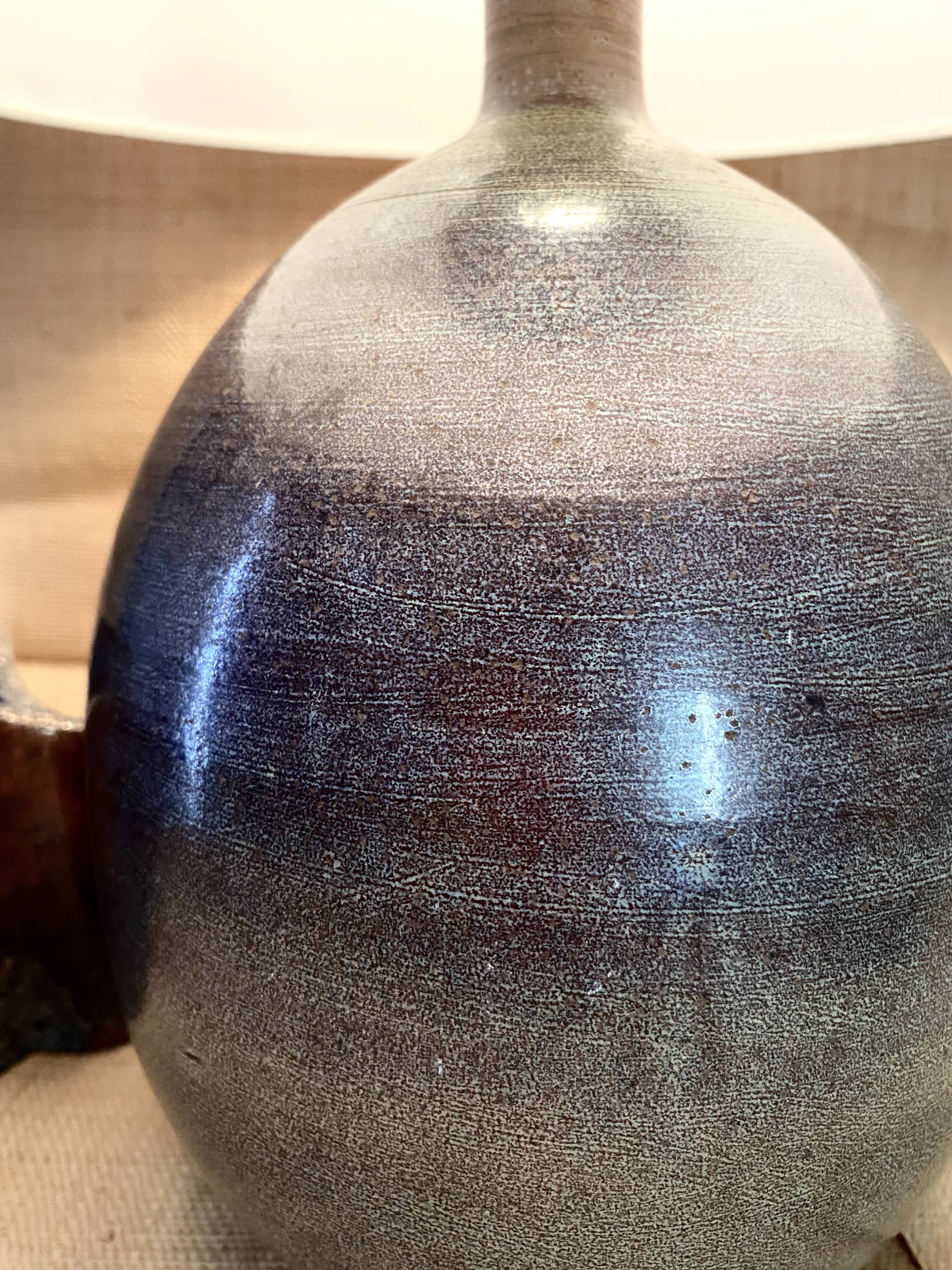 Ceramic lamp base, 2M new fabric cable.