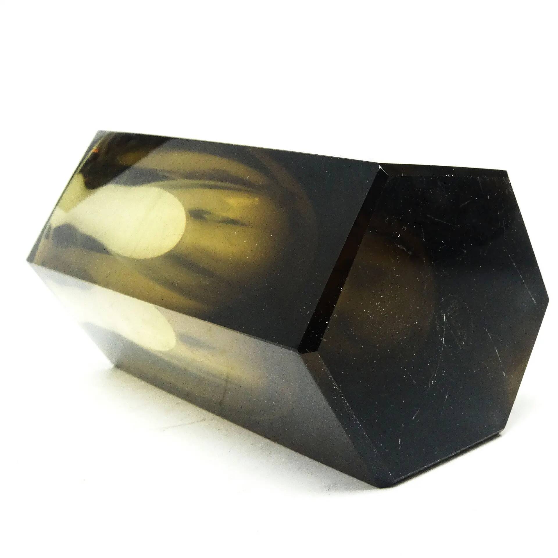 Art Deco vase, crystal, Moser, Czechoslovakia, 1930s