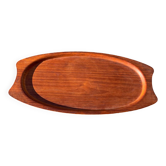 1960s Silva teak tray