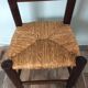Chaise paillée enfant vintage
