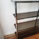 Chrome shelves and smoked glass 70s