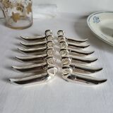 12 Silver-Plated Swan Knife Holders