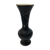 Vase a balustre noir